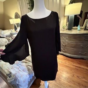 MILLY black mini dress sz 8